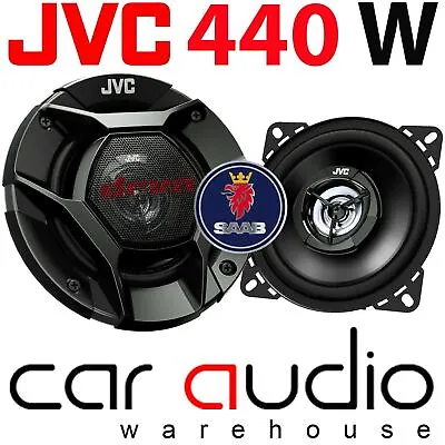 Saab 9000 1984 - 1997 JVC 10cm 4 Inch 440 Watts 2 Way Front Dash Car Speakers • £22.99