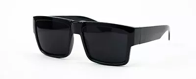 Large Square Cholo Sunglasses Super Dark OG LOC Gangster Style UV400 • $49