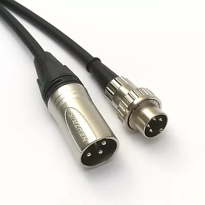 1m 'NAIM 4 Pin DIN To 3 Pin XLR' LEFT Channel - Gotham GAC-1 Interconnect • £29.50