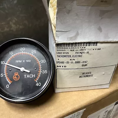 Datcon 3 3/8  Tachometer Gauge 12 & 24 Volt 71076-00 • $42.99