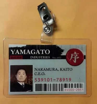 Heroes TV Show ID Badge-Yamagato CEO Kaito Nakamura Cosplay Costume • $13.54