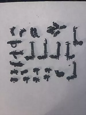 Warhammer 40k Chaor Raptor Weapon Lot Chainsword Power Fist Melta Gun Plasma • $12.95