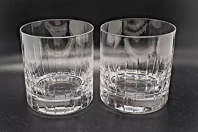 Marquis By Waterford ~ Studio ~ Set Of 2 Rocks / Double Old Fashioned Glasses • $39.99