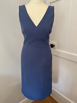 £23.75 • Buy After Six By Ronald Joyce Elegant Fitted Shift Dress Blue Size 8