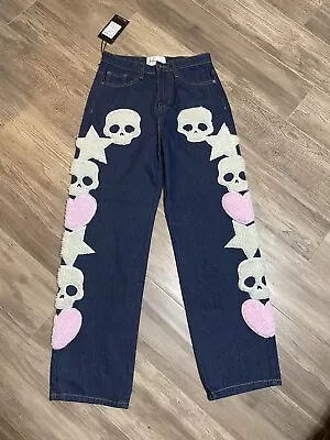 Made Extreme Skull Stars Blackair Denim Jeans • $5