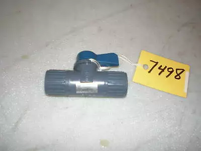 PVC Ball Valve 1/4  FNPT 150 PSI Max At 70F Lot Of 2 (NEW) • $10