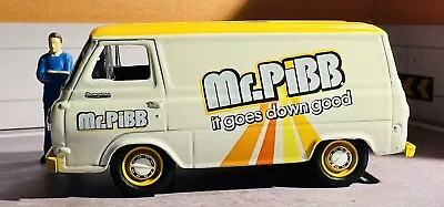 Mr Pibb Ford Econoline Delivery Van 1/64 Scale Diecast Model Hot Wheel Size New • $19.89