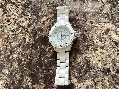 Marks And Spencer Women's Large White Ceramic Watch • £24.99