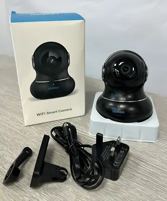 Litokam Little Elf Camera Pet Camera With 360° Motion Tracking LF-P1T Black • £19.99