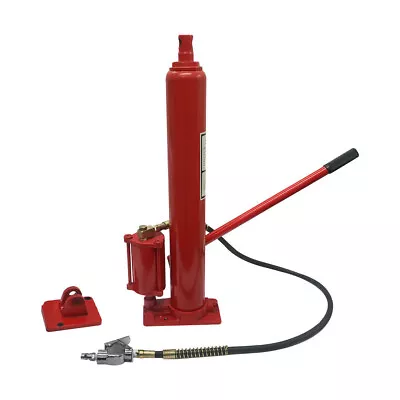 8 Ton Air / Hydraulic Long Ram Jack With Bottom Adapter Plate • $179.77