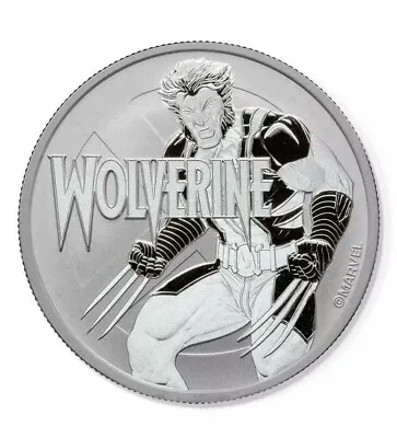 2021 Tuvalu Marvel Comics Wolverine 1 Oz .999 Silver BU Coin • $49.88