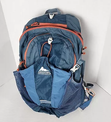 Gregory Daypack Miwok 18 Backpack Blue Orange Hiking Outdoors Backpack EUC • $39.99