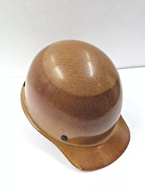 MSA Tan Skullgard Heavy Duty Hard Hat W/ Ratchet Suspension MEDIUM • $84.99