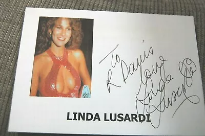 Linda Lusardi Signed Designed Envelope • £4.99