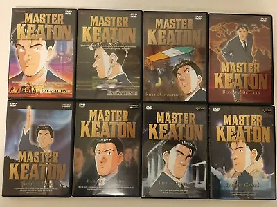 Master Keaton Complete DVD Set Anime LIKE NEW Volumes 1-8 1 2 3 4 5 6 7 8 • $202.80