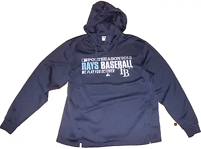 MLB Tampa Bay Rays 2013 Postseason Sweatshirt Majestic Lg - New! • $9