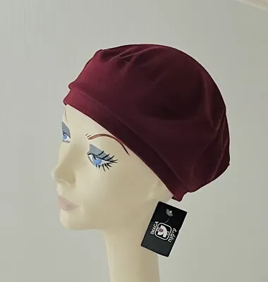 NWT! IMAGA Designer BERET Hat BURGUNDY • $24.95