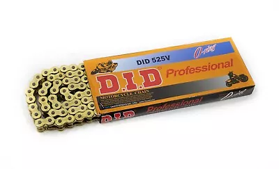 $61.61 • Buy DID Chain Gold O Ring 525 V 120L Honda VT600 CD Shadow 
