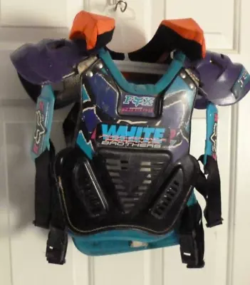 Old School Vintage FOX Racing Roost 2 Motocross Chest Protector MX PeeWee RARE • $140