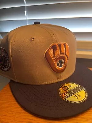 Milwaukee Brewers 7 3/4 New Era 59fifty Fitted Hat MLB • $25