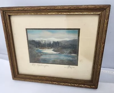 Early Original Charles Sawyer Mt. Washington NH Mini Photo • $65