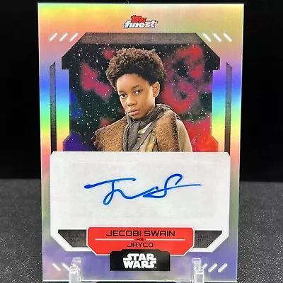 Jayco Jecobi Swan Auto 2023 Star Wars Topps Finest Card • $7.25