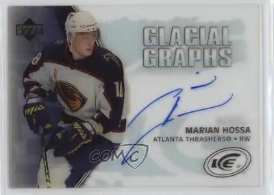 2005-06 Upper Deck Ice Glacial Graphs Marian Hossa #GG-HO Auto HOF • $17.79