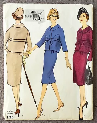 VOGUE COUTURIER DESIGN Pattern #135 - Size 14 Bust 34 Hip 36 • $28