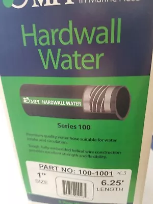 MPI Series 100  HARDWALL 1   ID MARINE WATER HOSE Wire  Reinforced  By The  Foot • $7.99