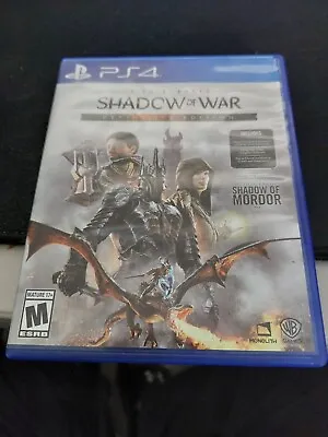 Middle-Earth: Shadow Of War - Definitive Edition PS4 Used • $15