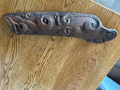 Vintage Cast Iron Stove Door Piece Decorative Rustic Steampunk Garden Art 16  • $27.99