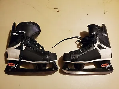 CCM 252 Tacks Pro Lite 3 Ice Hockey Skates Mens Size 11 US EUR 45.5 *FOR REPAIR • $32.99