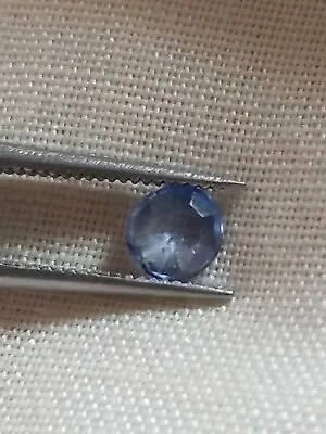 $28 • Buy Ceylon Blue Sapphire 0.37 Ct Unheated Natural Round Shape Loose Gemstone
