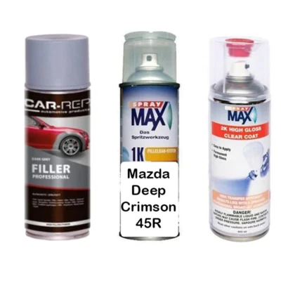 Auto Touch Up Paint Mazda Deep Crimson 45R Plus 2k Clear Coat & Primer • $109.99