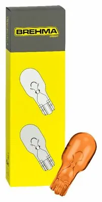 10x BREHMA WY16W 12V 16W W2.1x9.5d Orange Yellow W16W Glass Base Lamp • $10.62