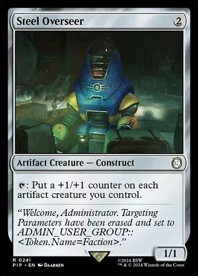 MTG Steel Overseer NM-Mint Universes Beyond: Fallout  • $0.99