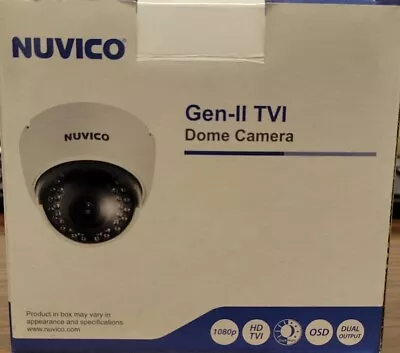 Nuvico GEN II TVI DOME CAMERA CT-2M-D3 1080p HD-TVI 3.6MM    (U16) • $75