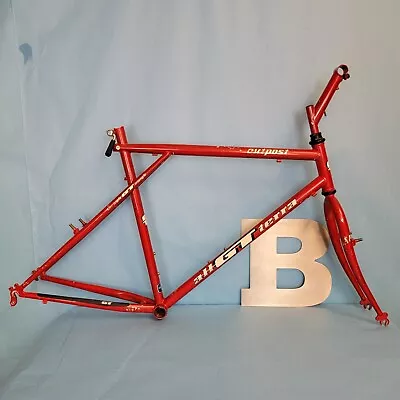 Vintage GT Outpost Frameset Tange Cr-Mo 26  Wheel 20  Rigid Steel MTB    C17 • $75