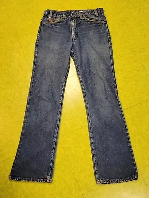 Vintage Levis 517 Made In USA Orange Tab Blue Bootcut Denim Jeans Mens Sz 32x33  • $39.99