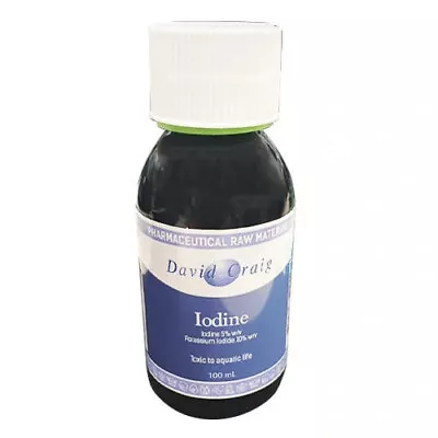 David Craig Iodine Solution 100ml • $23.87