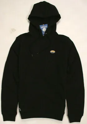 New UCLA Mens Jersey Hoodie Sweater Pullover Jumper Hooded Top Black K42 • £15.19