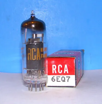 6EQ7 1962 NOS Radio RCA Audio Amplifier Electron Vacuum Tube Valve Tested 6EQ7 • $13.99