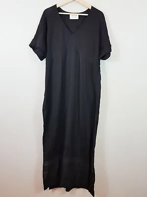 CECILIE Copenhagen Womens Size S Or 10 Black Maxi Dress • $150