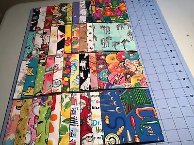 I SPY Quilt Squares Lot Of (40)  5 X5  100% Cotton Rotary Cut RARE SQUARES • $9