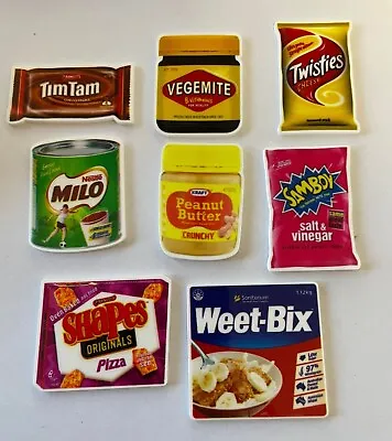 $11.95 • Buy Set Of 8 Australian Food  Fridge Magnets Magnet Milo Vegemite ++
