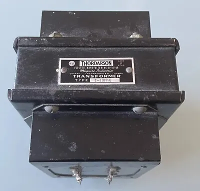 Vintage Thordarson T-19m16 Universal Modulation Transformer • $125