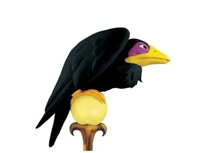 Maleficent Staff Crow Parrot Disney Halloween Rod Cane Yellow Ball Evil Mistress • $47.99
