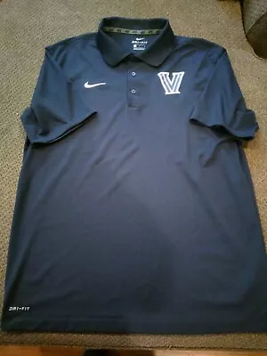 Villanova University Nike DRI Fit Golf Shirt Men's L EXCELLENT CONDITION • $28