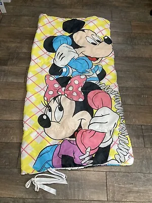 Vintage John Kid Sleeping Bag Mickey And Minnie The Walt Disney Company • $17.99