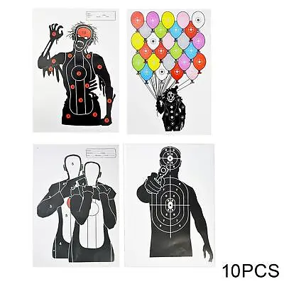 10 Sheets Paper Shooting Target Indoor And Outdoor 12 X18  Shooting Range Large • £10.04